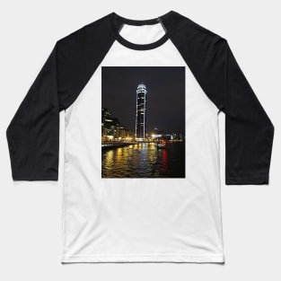 Vauxhall Tower At Night, London Baseball T-Shirt